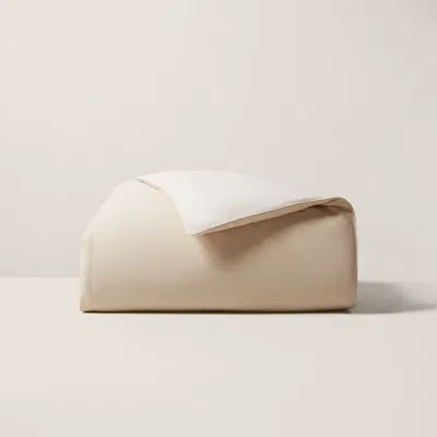 Polo Ralph Lauren Organic Cotton Oxford Reversible Duvet In Tan