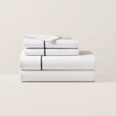 Polo Ralph Lauren Organic Cotton Percale Palmer Sheeting In Loft Gray