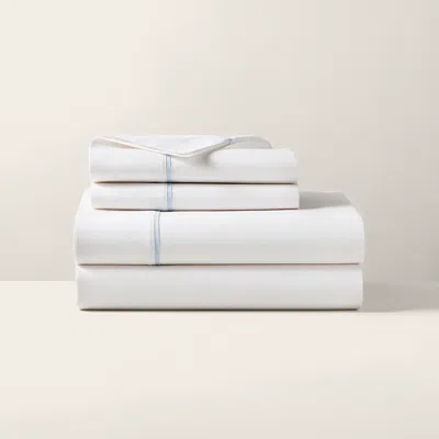 Polo Ralph Lauren Organic Cotton Percale Palmer Sheeting In Pale Sky Blue