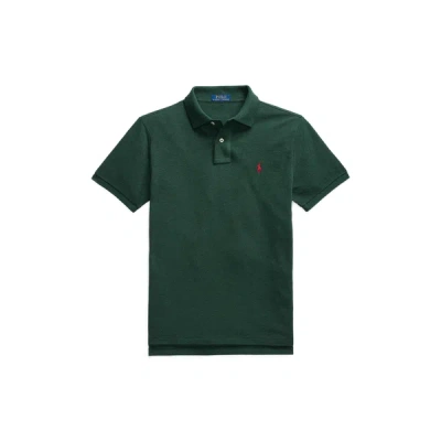 Polo Ralph Lauren Custom Slim Fit Polo T-shirt In Green Cotton