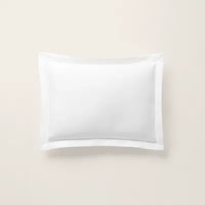 Polo Ralph Lauren Organic Cotton Sateen Border Pillow In White
