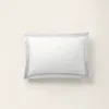 Polo Ralph Lauren Organic Cotton Sateen Border Sham In True Platinum