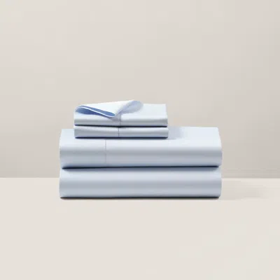 Polo Ralph Lauren Organic Cotton Sateen Sheeting In Blue Hyacinth