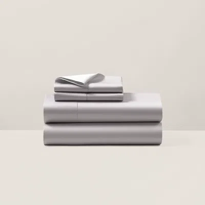 Polo Ralph Lauren Organic Cotton Sateen Sheeting In True Platinum