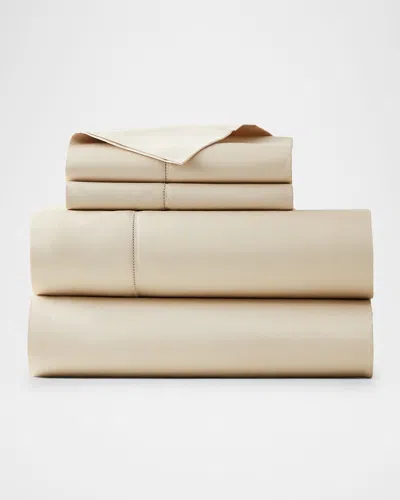 Polo Ralph Lauren Organic Sateen King Fitted Sheet In Cream
