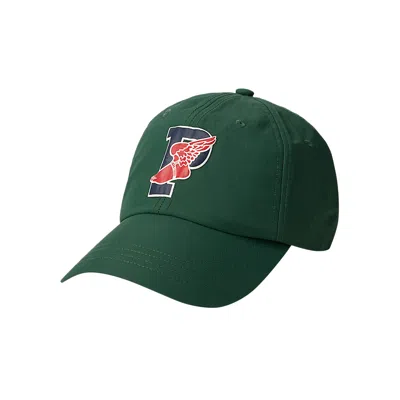Pre-owned Polo Ralph Lauren Original Label Nylon Ripstop Classic Polo Sprot Cap 'college Green' | Men's Size O
