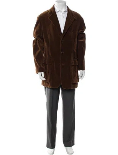 Pre-owned Polo Ralph Lauren Overcoat In Brown