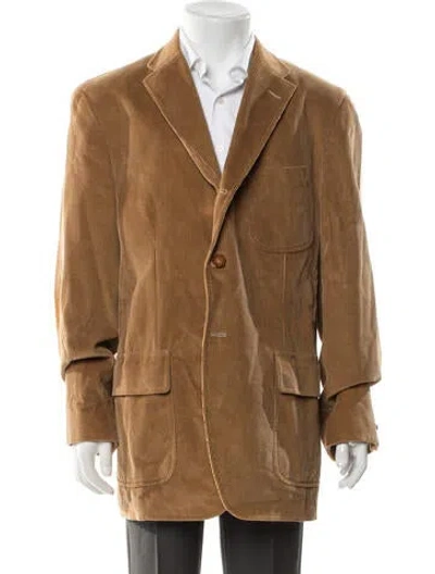 Pre-owned Polo Ralph Lauren Overcoat In Brown