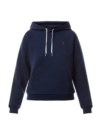 Polo Ralph Lauren Overhead Hoodie In Blue