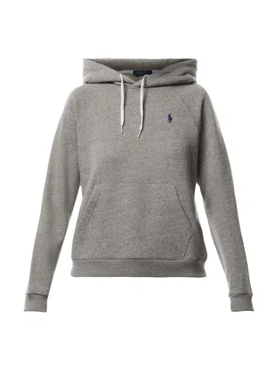 Polo Ralph Lauren Overhead Hoodie Dark In Vintage Heather