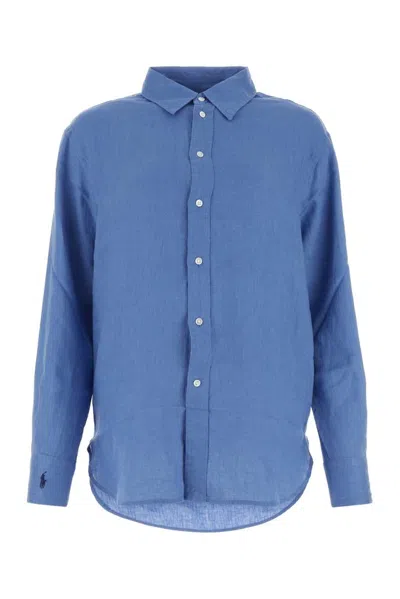 Polo Ralph Lauren Oversize Fit Shirt In Blue
