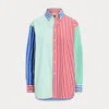 Polo Ralph Lauren Oversize Striped Cotton Fun Shirt In Multi