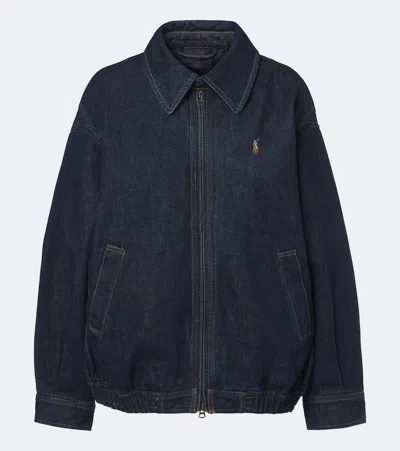 Polo Ralph Lauren Oversized Denim Jacket In Blue