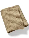 Polo Ralph Lauren Owen Cable-knit Throw In Neutrals