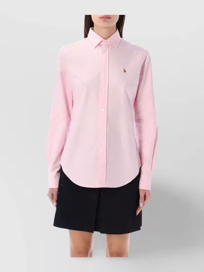 Polo Ralph Lauren Oxford Cotton Classic Shirt In Pink