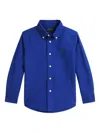 Polo Ralph Lauren Oxford Cotton Shirt In Blue