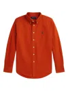 Polo Ralph Lauren Oxford Cotton Shirt In Red