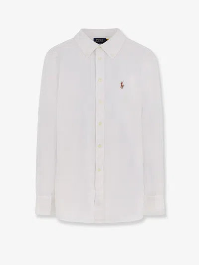 Polo Ralph Lauren Oxford Cotton Shirt In White