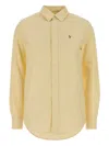 Polo Ralph Lauren Oxford Cotton Shirt In Yellow