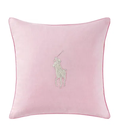 Polo Ralph Lauren Oxford Cushion Cover In Pink