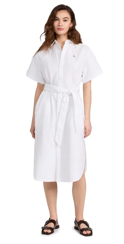Polo Ralph Lauren Oxford Day Dress White