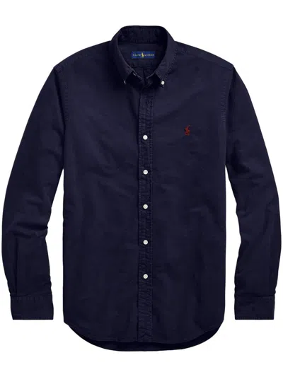 Polo Ralph Lauren Oxford Shirt In Blue