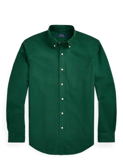 Polo Ralph Lauren Oxford Shirt In Green