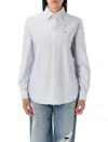 Polo Ralph Lauren Striped Oxford Shirt In Blue