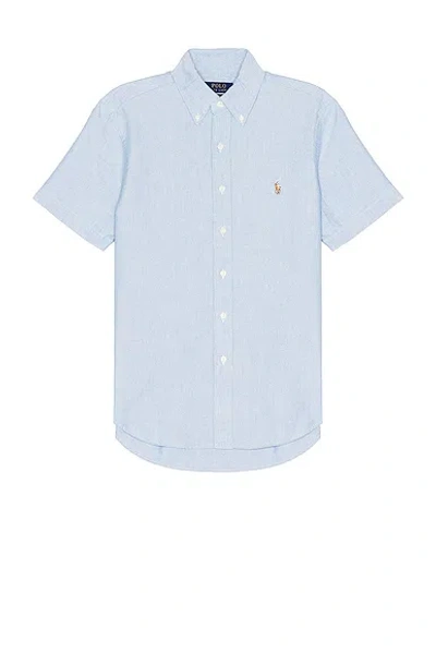 POLO RALPH LAUREN OXFORD SHORT SLEEVE SHIRT