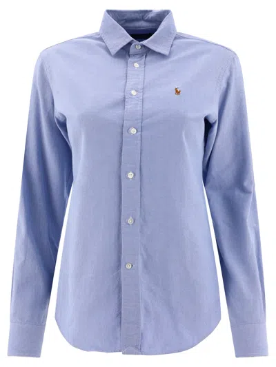 Polo Ralph Lauren Oxford Slim Fit Shirt In Blue