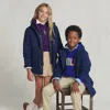 Polo Ralph Lauren Kids' P-layer 1 Water-repellent Utility Jacket In Newport Navy