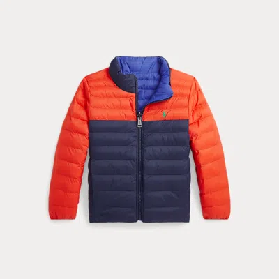 Polo Ralph Lauren Kids' P-layer 2 Reversible Jacket In Multi