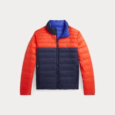 Polo Ralph Lauren Kids' P-layer 2 Reversible Jacket In Multi