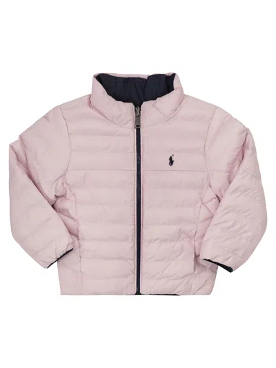 Polo Ralph Lauren Kids' P-layer 2 Reversible Jacket In Pink