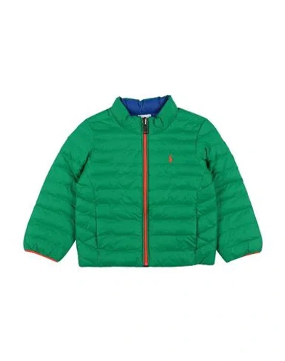 Polo Ralph Lauren Babies'  P-layer 2 Reversible Jacket Toddler Boy Puffer Green Size 5 Recycled Nylon