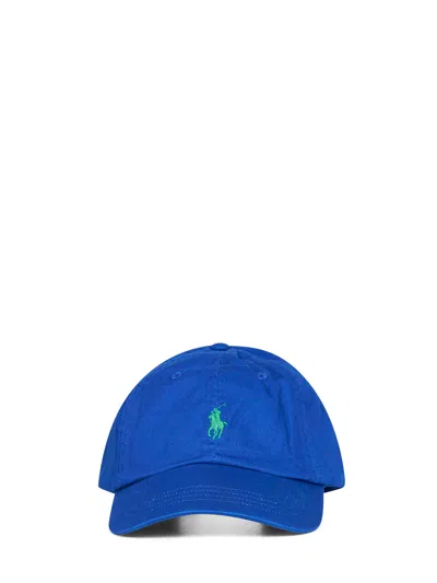 Polo Ralph Lauren Pacific Royal The Iconic Cotton Chino Ball Cap In Blue