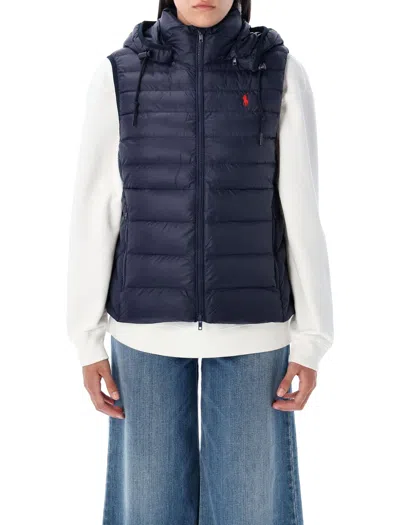 Polo Ralph Lauren Packable Puff Vest In Blue
