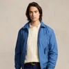 Polo Ralph Lauren Packable Water-repellent Jacket In Blue