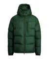 Polo Ralph Lauren The Gorham Down Jacket With Removable Hood In Green