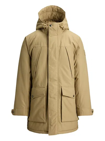 Polo Ralph Lauren Padded Insulated Coat In Neutral