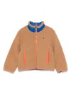 Polo Ralph Lauren Kid - P-layer 2 Reversible Mockneck Jacket In Brown