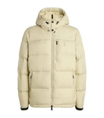 Polo Ralph Lauren Padded Puffer Jacket In Ivory