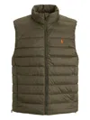 Polo Ralph Lauren Padded Quilted Gilet In Green