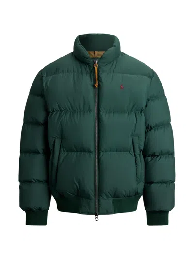 Polo Ralph Lauren Padded Ripstop Bomber Jacket In Green