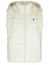 Polo Ralph Lauren Packable Puff Vest In Cream