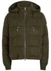 Polo Ralph Lauren Padded Wool And Cashmere-blend Jacket In Green
