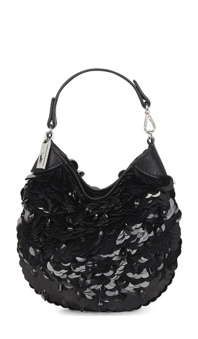 Polo Ralph Lauren Pailettes Pouch Small In Black