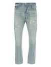 Polo Ralph Lauren Distressed Stretch Denim Jeans With Five Pockets