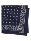 Polo Ralph Lauren Paisley Print Bandana Scarf In Blue