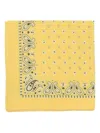 Polo Ralph Lauren Paisley Cotton Bandanna In Yellow